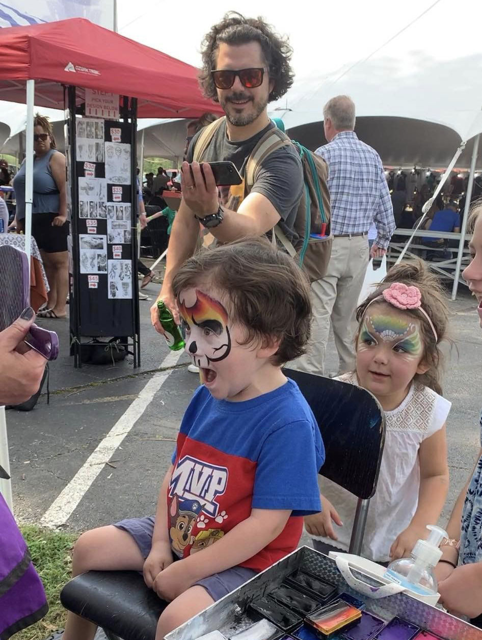 Fire Face Paint